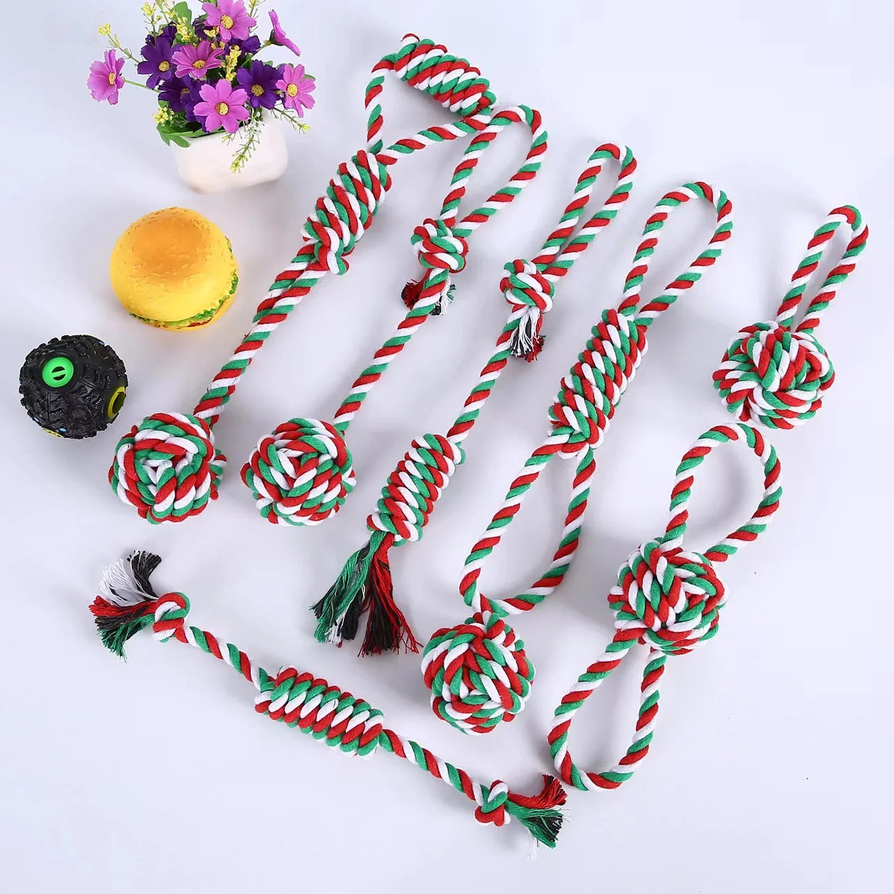 Holiday Dog Toy Set for Dogs