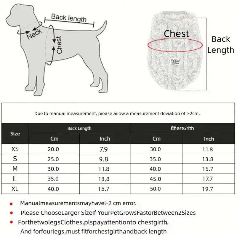 Soft Fleece Dog Clothes For Small Dogs Cats Sweater Autumn Winter Warm Puppy Vest Apparel French Bulldog Yorkshire Pet Costume