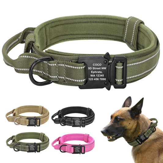 PawPatrol Elite - Heavy Duty Military Tactical Personalized Dog Collar