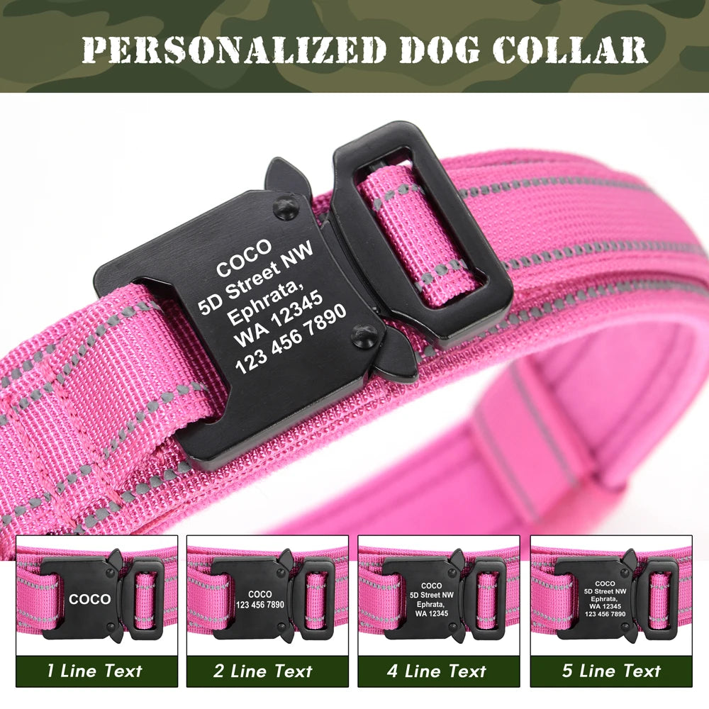 PawPatrol Elite - Heavy Duty Military Tactical Personalized Dog Collar