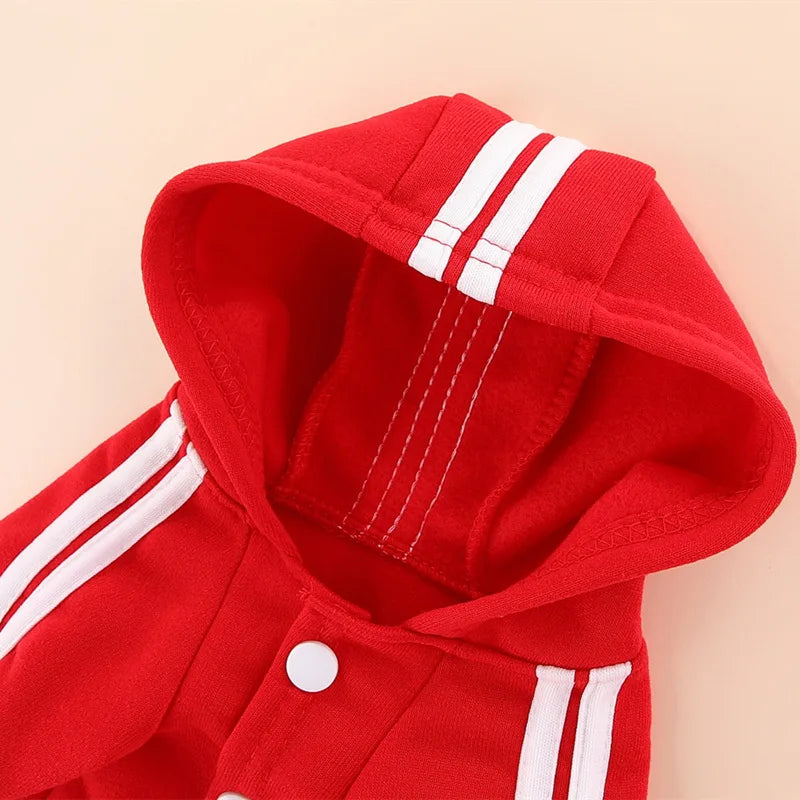 Dog Hoodie Pants Dog Clothes 4 Legs Sweatshirt Soft Warm Sweater Outfit Dog Winter Coat for Small Dogs Yorkie Cats Apparel