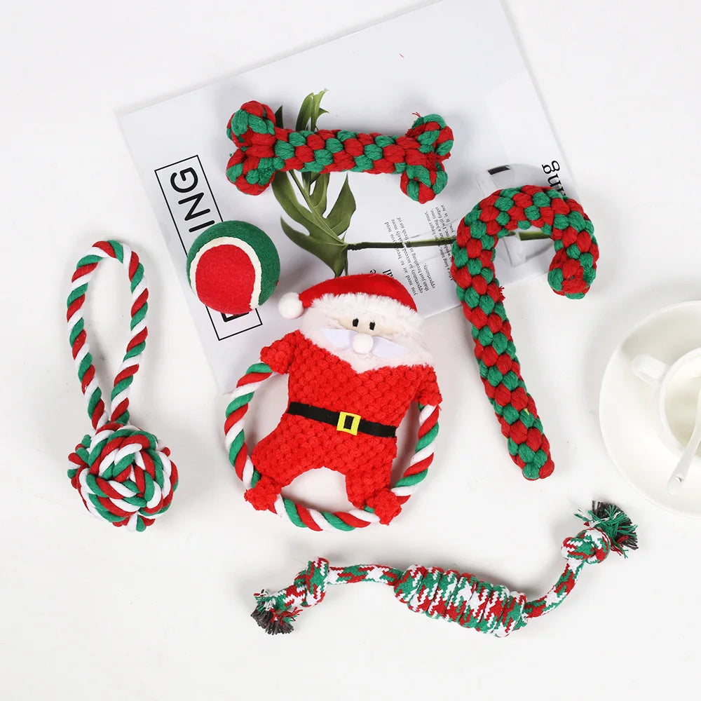Holiday Dog Toy Set for Dogs