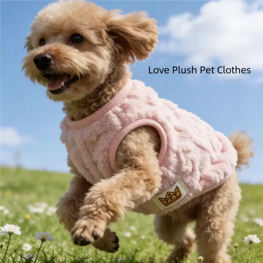 Soft Fleece Dog Clothes For Small Dogs Cats Sweater Autumn Winter Warm Puppy Vest Apparel French Bulldog Yorkshire Pet Costume