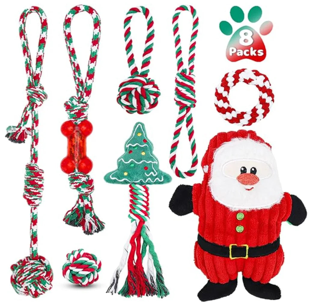 Holiday Dog Toy Set for Dogs