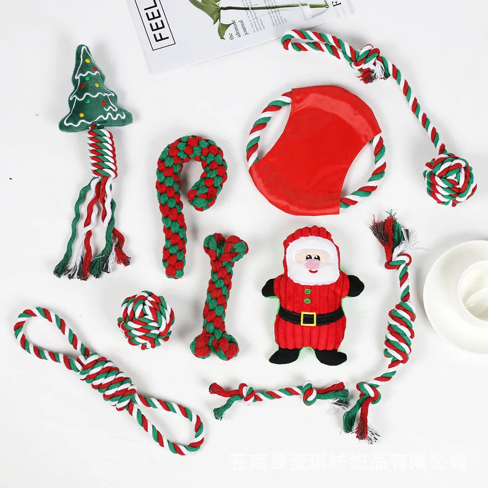 Holiday Dog Toy Set for Dogs
